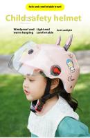 Nueva Casco Para Niños Y Niñas Casco De Moto De Medio Tamaño Para Electrónica De Recreo Protección De Cuatro Estaciones Material ABS - details 1