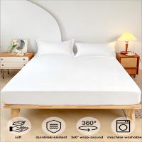Cubierta De Sábanas Impermeable En Color Sencillo 1PC Material De Poliéster Thin Transpirable Adecuado Para Todas Las Estaciones Habitación - details 2