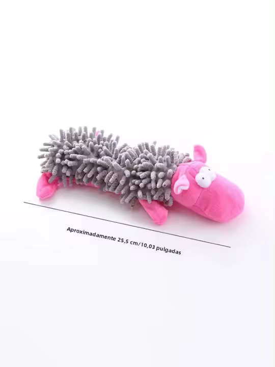 Juguete De Peluche Para Perros Sonido De Rana Hipopótamo Mopa Fuerza De Pelaje Juguetes Para Masticar Y Morder - 1