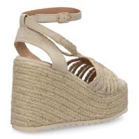 PuntoSalao Sandalias de cuña en yute para mujer color beige MT-81 - details 2