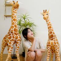 Nueva Juguete De Peluche Giraffe De Tamaño Gigante Suave Y Adorable Animal De Peluche Regalo De Cumpleaños Para Niños - details 1