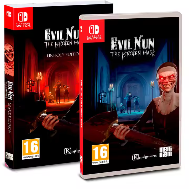 EVIL NUN THE BROKEN MASK UNHOLY EDITION SWITCH - Nuevo a estrenar - PAL España - Meridiem Games - 1