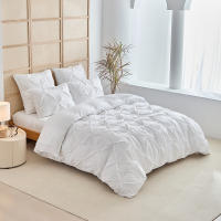 Juego De Cubierta De Cama 3pcs Diseño De Torcimiento Artesanal Sencilla Y Superior Materiales Suaves Y Cómodos Adecuado Para Habitación De Hombres Y Mujeres Decoración De Dormitorio - details 2