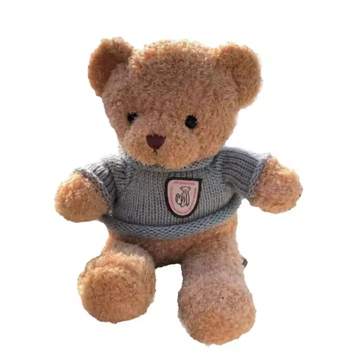 Muñeco De Peluche Oso Adorable De 40 Cm Regalo Ideal Para Niños Juguete De Peluche Suave Relleno De Poliéster Certificación CE Apto Para Todas Las Edades - 1