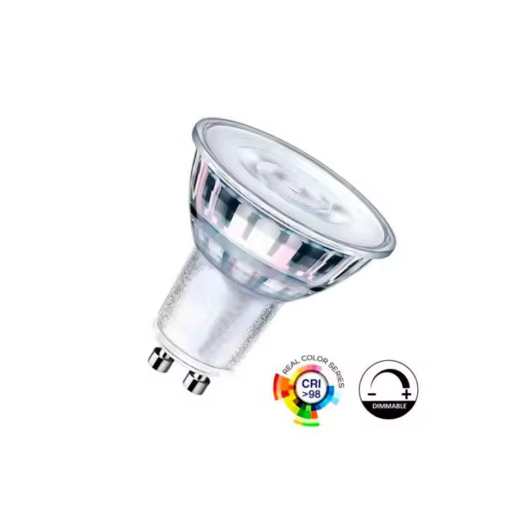 STARLED LED GU10 8W ALTA LUMINOSIDAD - Vidrio - 24º - SMD1A1A - REGULABLE - 1