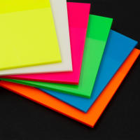 Starplast 300 Notas Adhesivas Transparentes 76x76mm Pack 6 Colores Flúor - details 2