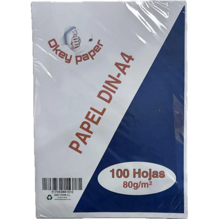 YUMO HOUSE - Papel 80 gr. Multiusos, Din-A4, Hojas de tamaño folio A4, Blanco, Paquete x500 Hojas, paquete x100 Hojas - 1