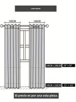 Cortinas Blancas De Encaje Florido Sheer Para Sala De Estar Y Dormitorio Estilo Japonés Y Coreano Material Poliéster Tulle - details 3