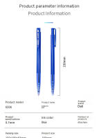 Set De Bolígrafos De Punto Redondo DELI Tinta Azul Punta Fina 0.7mm Suministros De Oficina Y Escuela Material Plástico - details 8
