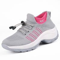 Zapatillas De Correr Para Mujer Talla Grande Otoño Invierno Calcetines Elásticos Altos Moda Transpirables Comodidad Para Exterior - details 10