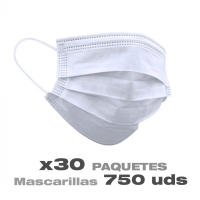 PACK 25 MASCARILLAS HIGIÉNICAS NO REUTILIZABLES COLOR BLANCO ORION91 - details 2