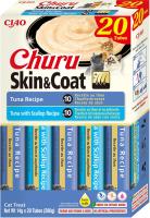 INABA Churu Skin & Coat - Golosinas cremosas para Gatos con Omega 3 y 6, taurina y Vitamina E, pack 20 x 14 g - details 0