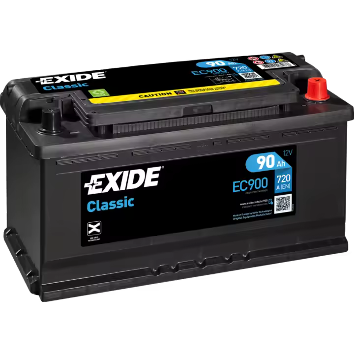 Batería Exide-Classic EC900 Classic. 12V - 90Ah/720A (EN) Caja L5 - 1