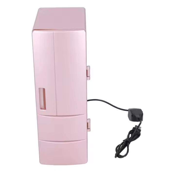Mini refrigerador USB portátil de conservación del calor y almacenamiento en frío, refrigerador de doble uso para el hogar y el dormitorio - 1
