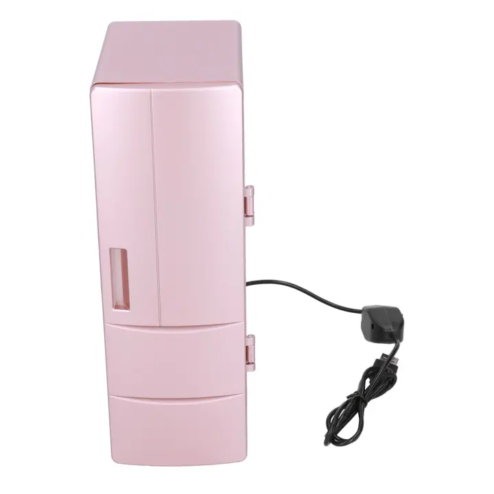 Mini refrigerador USB portátil de conservación del calor y almacenamiento en frío, refrigerador de doble uso para el hogar y el dormitorio - 1
