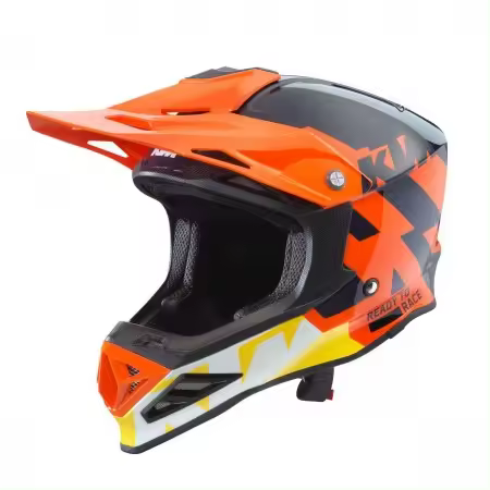 STORM HELMET KTM  POLICABORNATO NEGRO / NARANJA - 1