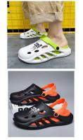 Clogs De Verano Para Hombres Zapatillas De Playa Moda Con Agujeros Sandalias De Exterior Zapatos Planos Suaves Y Ligeros Para El Hogar - details 8