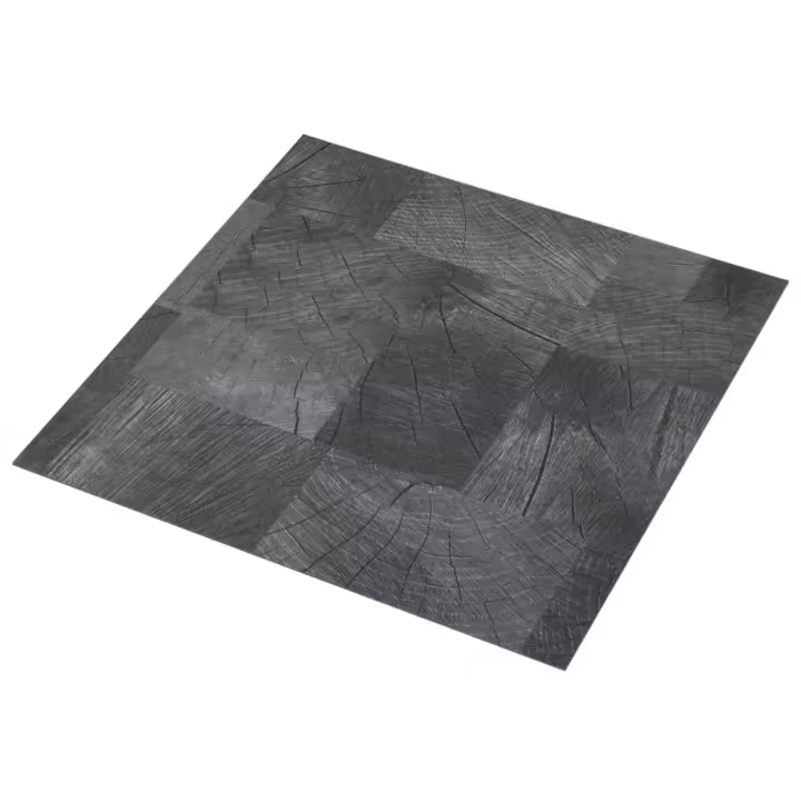 vidaXL Lama para Suelo PVC Autoadhesiva Estampadoido 5,11 m² Baldosa Color Estructura madera gris,  Estampado de color,  Estampado liso y mas - 1
