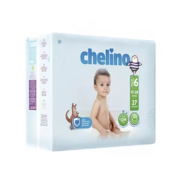 Chelino Talla 6 17-28 kg 27 Pañales - 1
