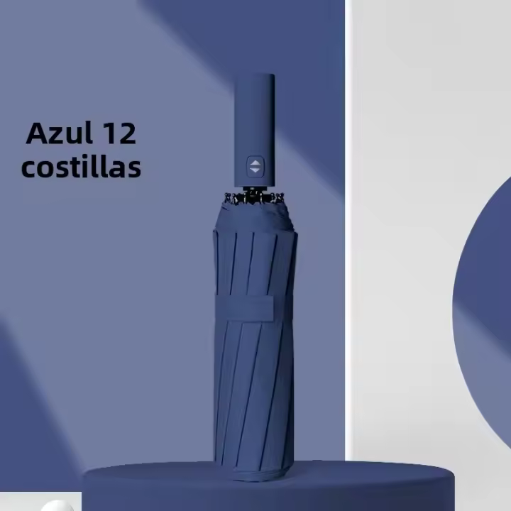 Paraguas Automático Xiaomi 12 De Tamaño Grande En Color Sólido Con Protección UV Y Luz Colapsable Para Sombrilla - 1