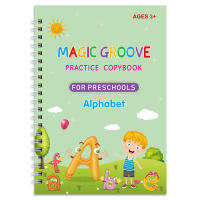 Libro De Práctica De Escritura Reutilizable Para Niños Magic Groove Copiloto Inglés Versión Limpieza Libre Edad 5-8 Años - details 7