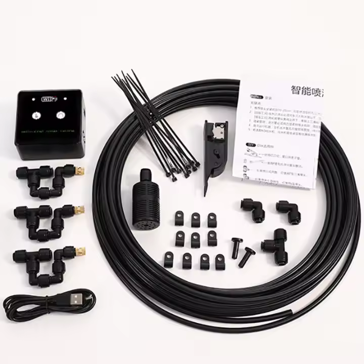 Sistema De Rociado Automático Rainforest Con Control WiFi Timer De Mist Irrigación Para Humidificador Y Reptiles Kit De Rociador - 1
