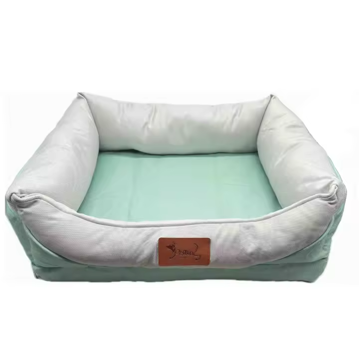 Petking - Cama para perros y gatos, Cama con base Rellena de Fibra Hueca y Espuma Acolchonada para mascotas, Cómoda y Elegante con Diseño de Huellas - 1