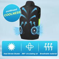Chaleco De Enfriamiento Para Verano 2025 Con Ventilador Portátil Ropa Aire Acondicionada Enfriamiento Continuo 13 Horas Ideal Para Trabajo En Altas Temperaturas Pesca - details 1