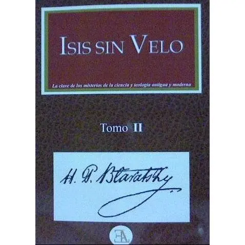 Libro ISIS SIN VELO TOMO 2 Editorial ELA - 1
