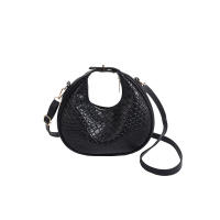 Bolso De Hombro PU Cuero Moda Color Sólido Con Red Trendy Bolso Cruzado Pequeño Para Damas Lujo Diseñador Bolsos De Mano - details 33