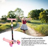 Patinete para niños - Patinete con ruedas para niños | Patinetes para niños con altura ajustable | Patinete antideslizante para niños | Plataforma extra ancha, ruedas iluminadas para que los niños jueguen al aire libre y aprendan a conducir - details 5