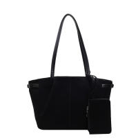 Bolso De Hombro Para Mujer De Cuero Suave Con Bolsillo Interior Y Cremallera Color Sólido Bolso De Mano Para Trabajo Y Viaje - details 8