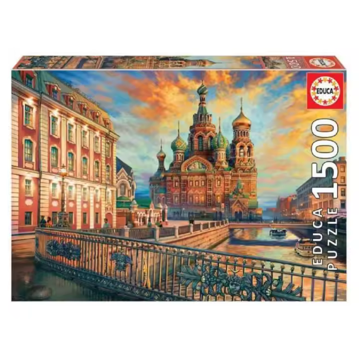 Puzzle 1500 piezas San Petersburgo, Rusia - Educa - - 1