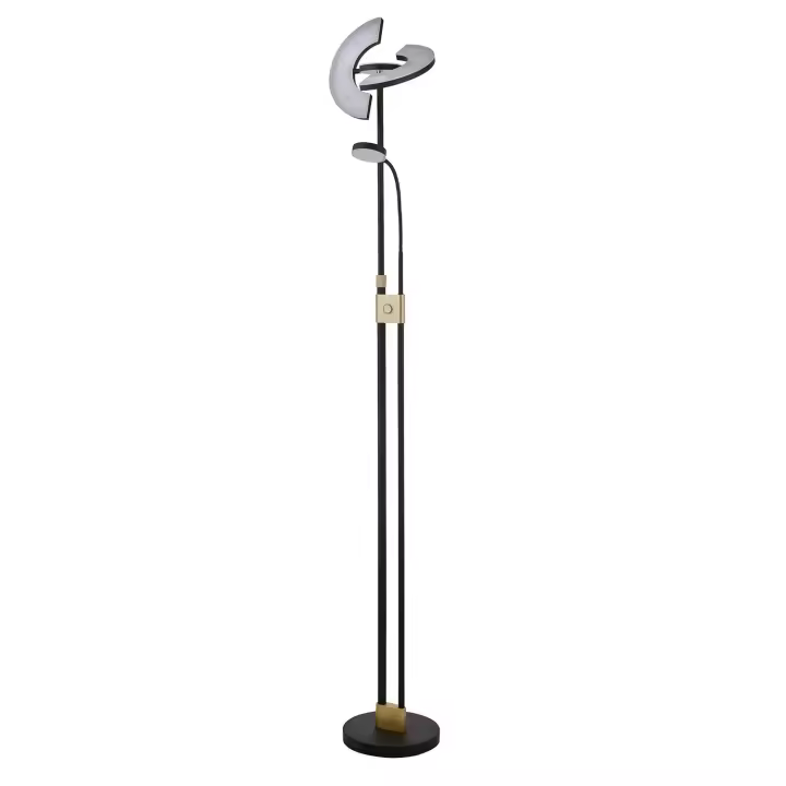 Blanco de acero moderno 27,5 W llevado 3000K del policarbonato del negro del Gio del plantador - 1