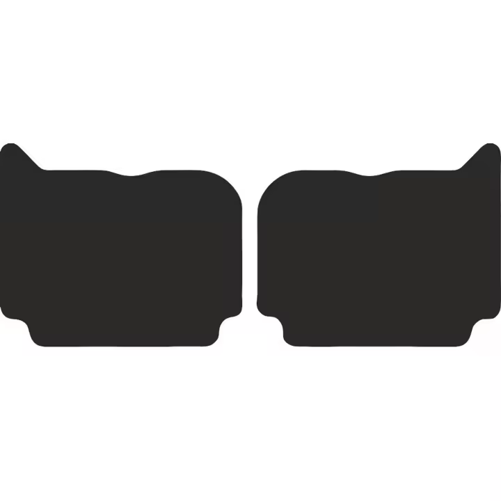 Alfombrillas traseras para: Volkswagen Touran I 2FL monovolumen 2010- - 1