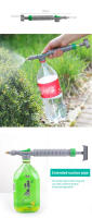 Bomba De Aire Manual Para Jardín Con Cabezal De Pulverización Ajustable Herramienta De Riego Agrícola Botella De Bebida - details 0