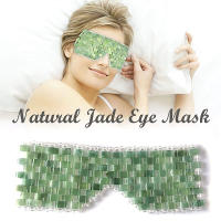 Masajeador De Cara Con Jade Natural Terapia Fría Belleza Cuidado De La Piel Masaje Ocular Relajación Parche De Sueño Antiarrugas Herramienta SPA - details 0