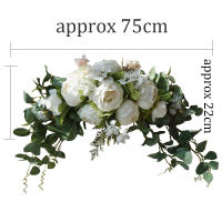 Arco De Boda Artificial De Champán Con Peonía Y Rosa DIY Decoración De Flores Para Fiesta Casamiento Bohemia Hogar Navidad - details 5