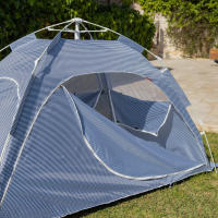 Flamingueo Toldo Playa Protección UPF 50+ Fácil Montaje Quick Up System Plegable Bolsa Transporte Azul Marino 145 x 205 x 120 cm - details 3