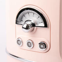 "Tostadora Retro LP de 2 Ranuras con Control de Tostado Ajustable - Diseño Vintage y Moderno para tu Cocina" - details 1