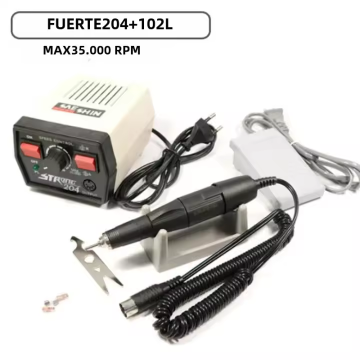 Máquina De Uñas Eléctrica 65W 35000rpm Set De Manicura Y Pedicura Profesional Equipo Cortador De Uñas 204 Fuerte Y Rápida - 1