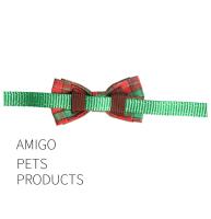 Accesorios Para Mascotas Serie Navidad Collar De Navidad Con Nudo Flor Triangular Para Gatos Y Perros Añade Un Ambiente Festivo - details 9