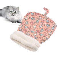 Bolsa De Sueño Para Gato Suave Y Cálida Cama De Peluche Gruesa Para Perro Y Gato Joven Adecuada Para Viajes - details 6
