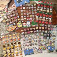 Pegatinas De Esponja Kawaii Para Scrapbooking Y Planificadores Adornos De Pan Y Vegetales De Estaciónery Lindas Para DIY Y Álbumes De Fotos - details 2