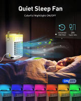 BIT Aire acondicionado portátil, miniventilador de refrigeración, humidificador de agua helada con USB de 700ml, viento fuerte para dormitorio y hogar - details 5