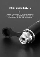 Pump De Bicicleta Portátil West Biking 160PSI Alta Presión Con Tubo De Aluminio Inflador De Ruedas MTB Y Carretera Para Valvulas Schrader Presta - details 12