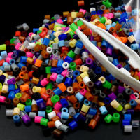 Perler Fuse Bolas De Fusión 5mm 500pcs Hama Juguete Educativo Para Niños Y Niñas DIY Pegboards Rompecabezas Inteligencia Educativa Craft De Pixels Juguetes Cilindros - details 14