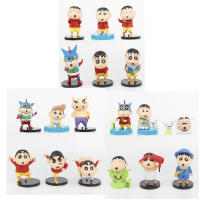 Set De 6 Figuras De Acción Anime Crayon Shin-chan Edición Cute Juguetes Para Coleccionistas Unisex PVC Tamaño 6.5cm - details 1