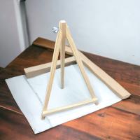 MINOKUA - Mini Caballete de Madera de Pino 40cm Plegable | Ideal para Pinturas Al óleo y Acrílicas - details 3