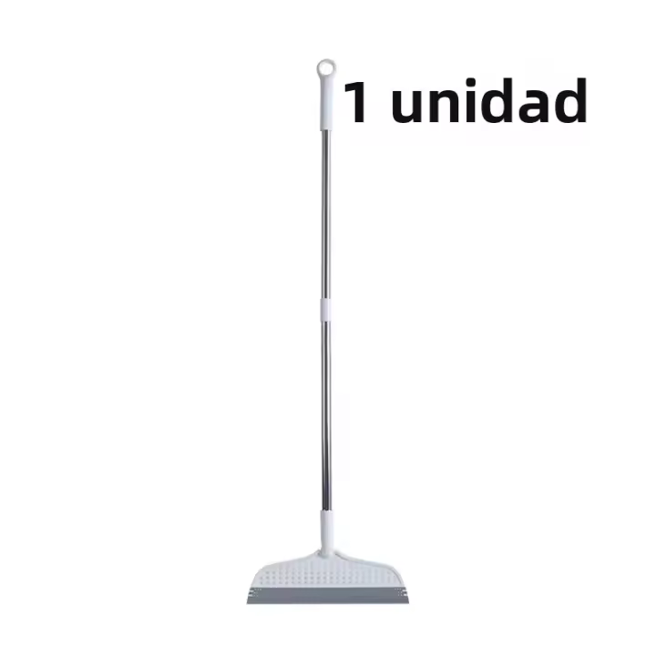 Escoba De Silicona Mágica Herramienta De Limpieza Para El Piso Dual-Purpose Mop Para El Hogar Y Baño Material De Silicona Y Plástico - 1